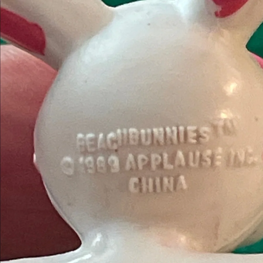 Vintage 1989 Applause Beach Bunnies toy figurine bundle (mlb)